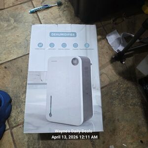 Amzart RX02-A Dehumidifier – Compact, Powerful Moisture Control w/ Drain Hose